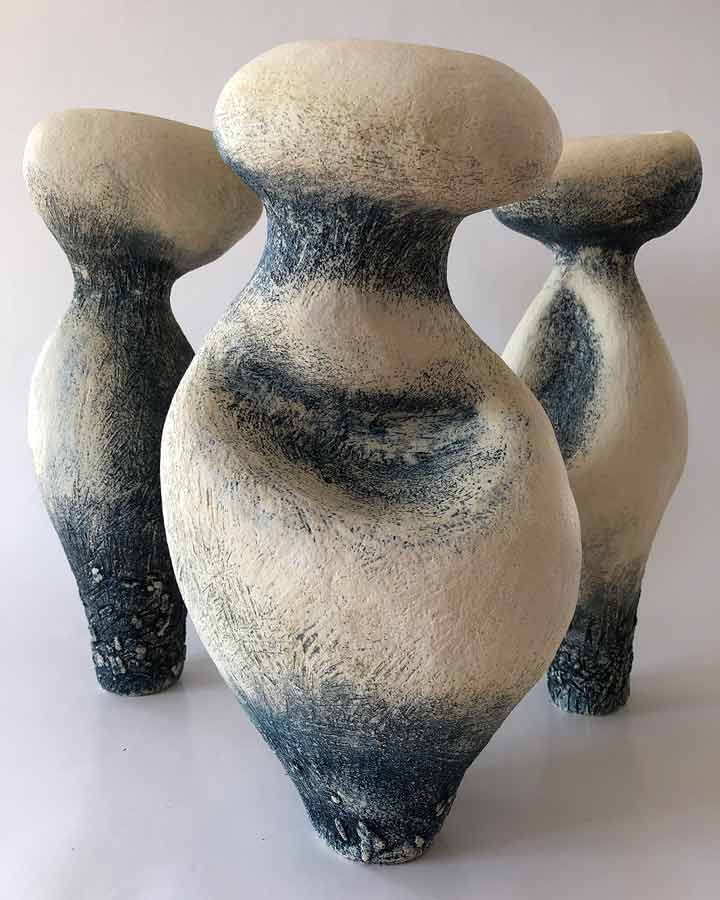 Bridgit Day, Waiheke Island Fecundity Trio, Stoneware