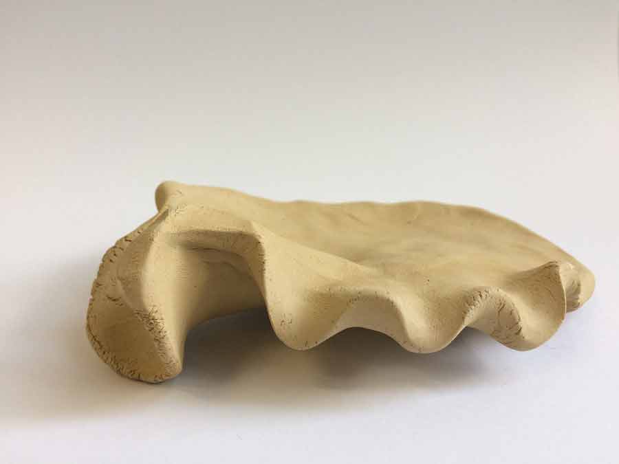 Keaton Hamilton, Auckland Heart Between Our Hands, Unfired earthenware clay