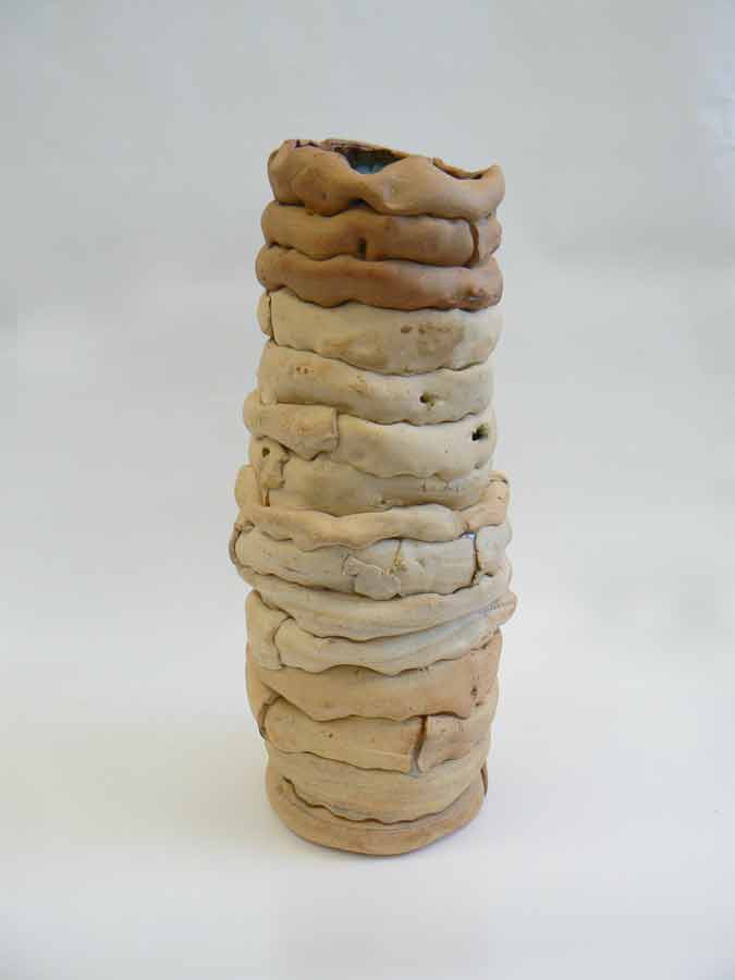 Rose Bourke 2.5 years working with clay Te Papaioea / Palmerston North Fertile Vessel Stoneware 540 x 240 x 230
